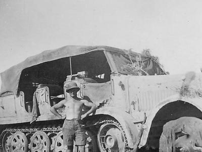 Wehrmacht Afrika Korps Soldier SdKfz 7