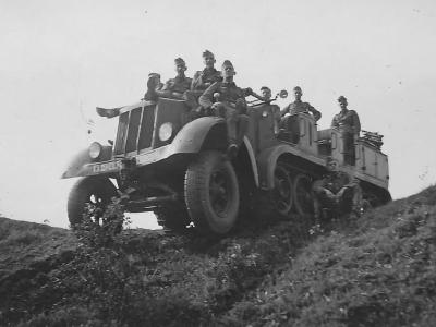 german halftrack sdkfz 7