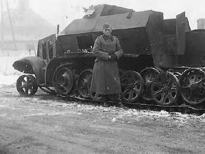 sdkfz 7 Bunkerknacker destroyed