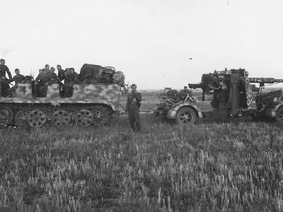 Sdkfz 7 and Flak 88 camo