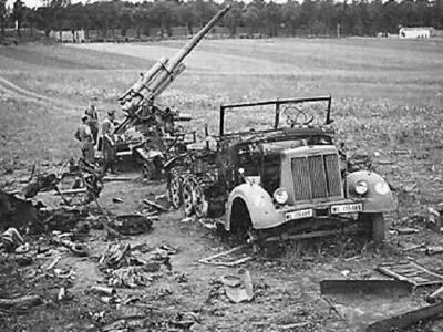 sdkfz 7 destroyed