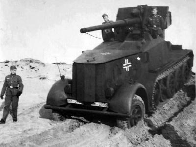 8.8 cm Flak 18 (Sfl.) auf Zugkraftwagen 12t (Sd.Kfz. 8) for anti-tank duties