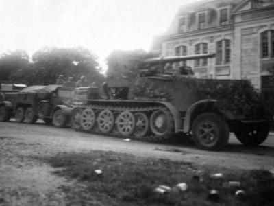 Wehrmacht SdKfz 8 Flak 8,8 cm Selbstfahrlafette bunkerknacker