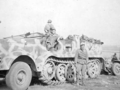 SdKfz 8 camouflage Italy 1944