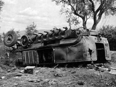 Destroyed Sd.Kfz. 11 Italy 1944