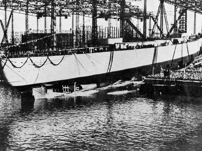 Launching of Bismarck 14 February 1939 2