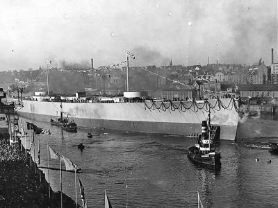 Launching of Bismarck – 14 February 1939 3
