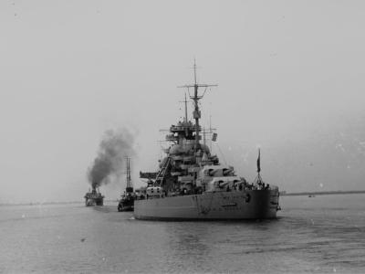 Stern of the German Battleship Bismarck