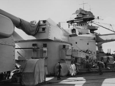 Battleship Bismarck Bruno turret