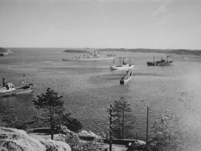 Heavy cruiser Admiral Hipper in Norway