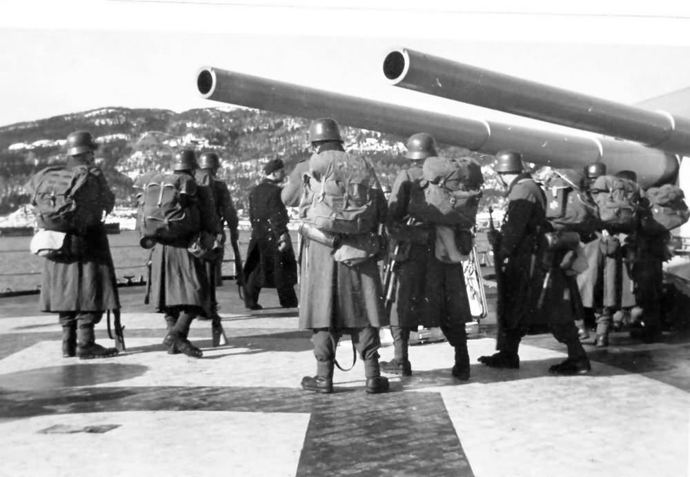 heavy cruiser Admiral Hipper in Norway 2