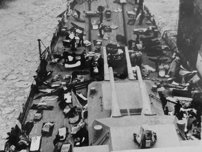 heavy cruiser Admiral Hipper in Wilhelmshaven