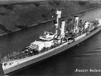 Cruiser Karlsruhe in 1929