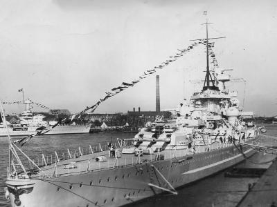 German Scharnhorst class battleship