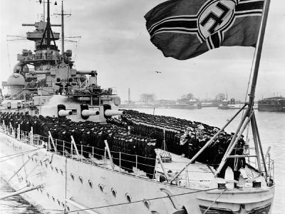 Scharnhorst ceremony, stern 1939