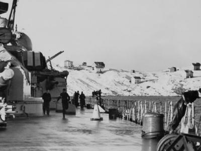 Scharnhorst in Norway winter