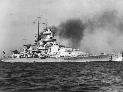 German battleship Scharnhorst underway