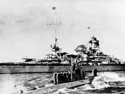 Scharnhorst and U-47 23 October 1939