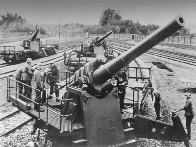 Railway guns 15 cm SK (E) L/40 Kanone 1939