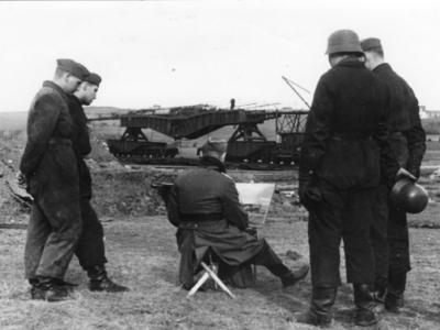 21 cm K 12 (E) of the Eisenbahn-Artillerie-Batterie 701, France