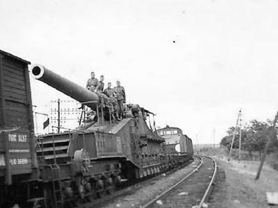 274 mm Mle 1917 Railway gun France