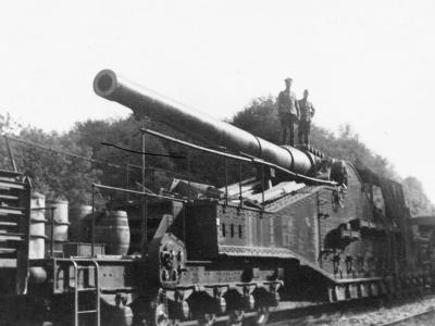 274 mm Mle 1917 french railway gun