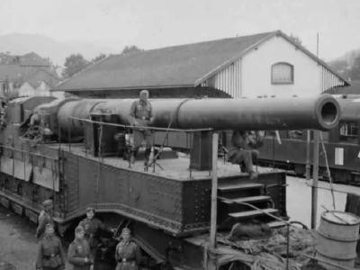 340 mm Mle 1912 L/47 French railway gun