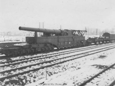 340mm Mle 1912 Schneider french railgun captured