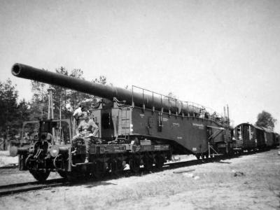 Eisenbahngeschutz 28cm K5(E) eastern front railway gun