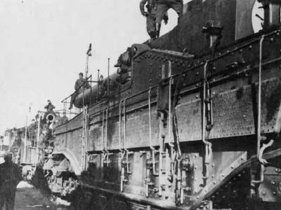 French railroad gun