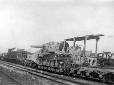 German 27,4 cm Railroad Gun Artillery France