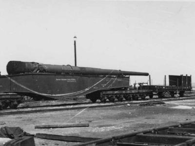 German 28 cm K5(E) railway gun Sevastopol Crimea eastern front