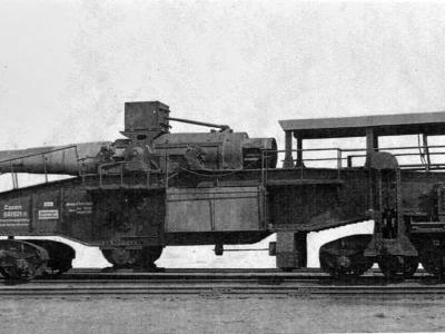 German 28cm BRUNO L40 rail gun