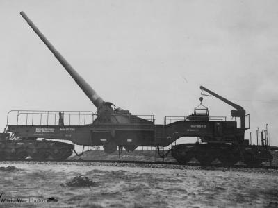 German rail gun 20 cm SK C34