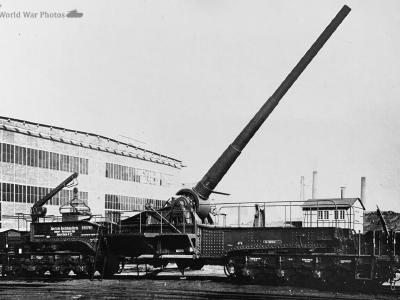 German rail gun 20 cm SK C34