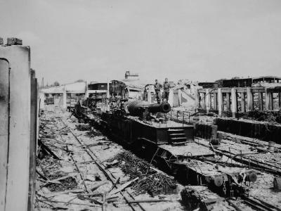 ex French 370 mm Modele 1875 79 German Railroad Gun