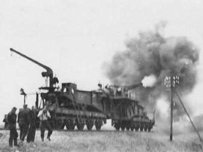 german 28 cm Eisenbahngeschutz railway gun