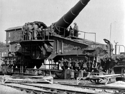 rail gun Kurze Bruno 28 cm
