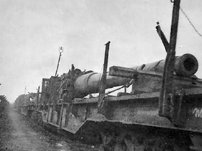 railway gun barrel