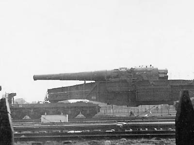 Schwere Bruno in Belgium 1941