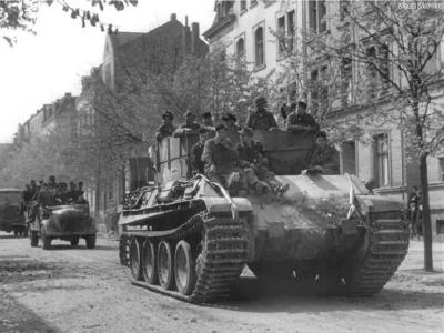 Bergepanther surrender at Iserlohn 1945