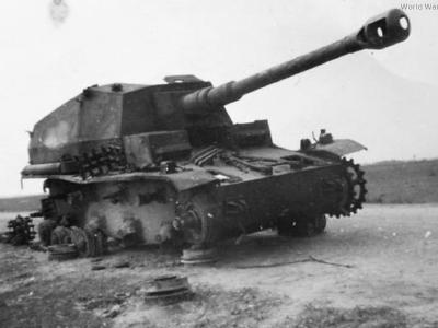 Destroyed by internal explosion Dicker Max near Borisow, Summer 1941