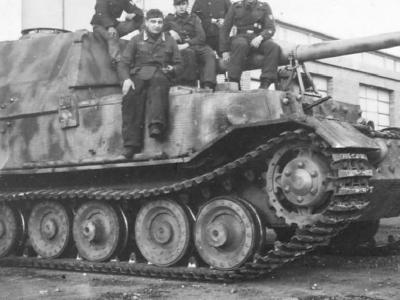Elefant of the Panzerjager Abteilung 653 Italy