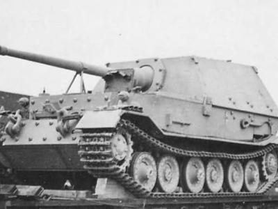 Ferdinand Elefant Tank Destroyer rail transport
