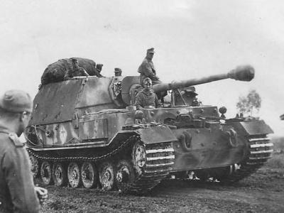 Heavy tank destroyer Panzerjäger Ferdinand Ostfront