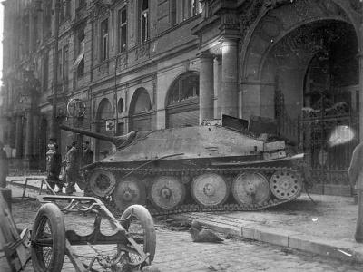 Hetzer tank destroyer – Prague 1945