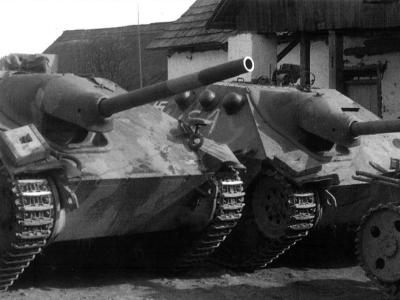 Hetzer tank destroyers