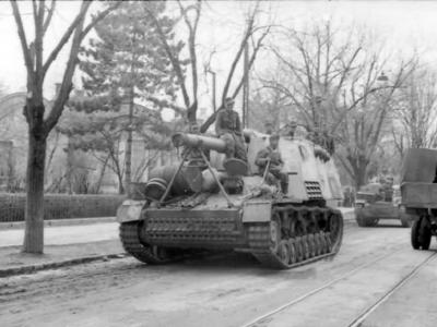 Hummel self propelled artillery