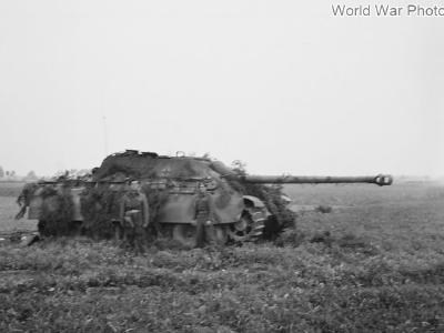 Jagdpanther knocked out near Gheel 1944