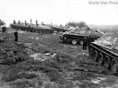 Jagdpanthers of the schwere Panzerjäger-Abteilung 654